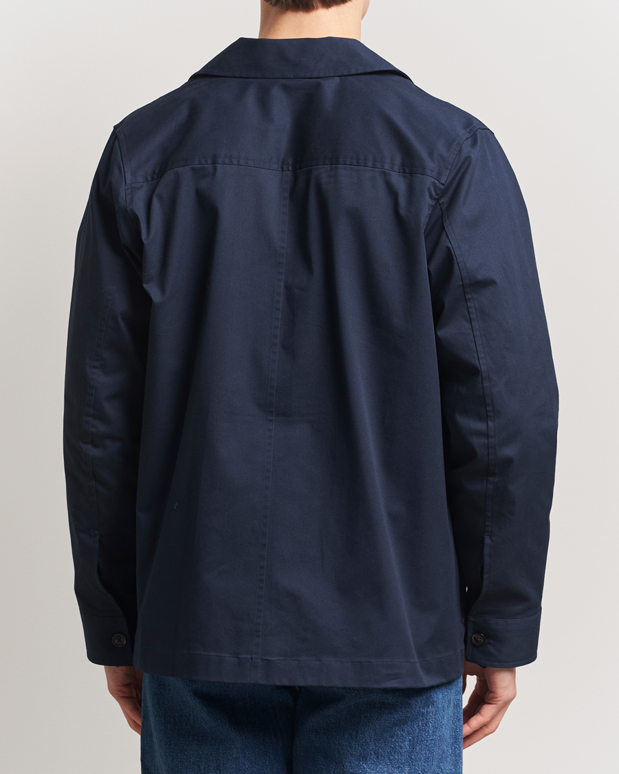 Men | Shirts | J.Lindeberg | Easton Cotton Overshirt Navy