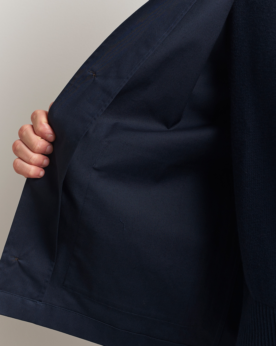 Men | Shirts | J.Lindeberg | Easton Cotton Overshirt Navy