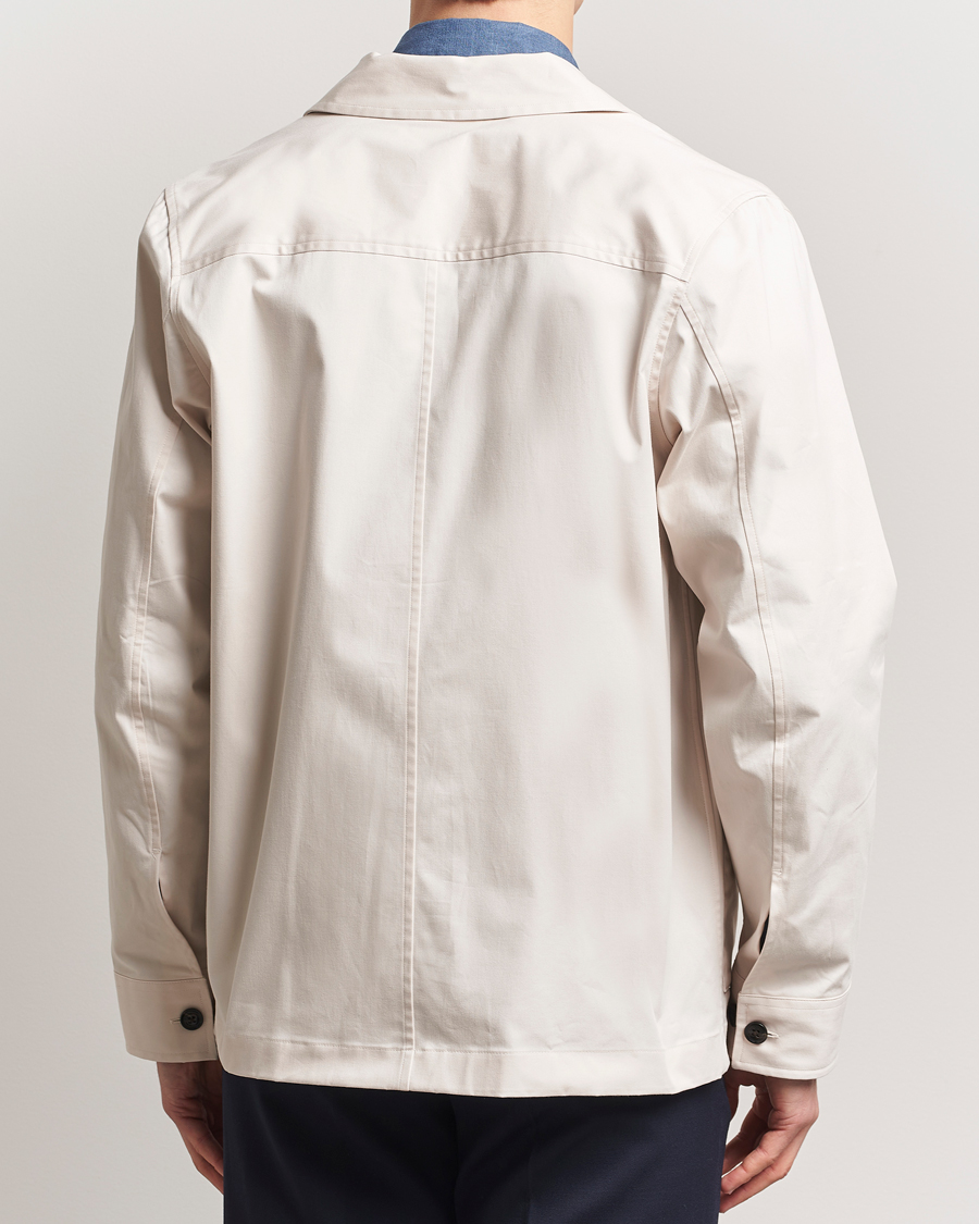 Men | Shirts | J.Lindeberg | Easton Cotton Overshirt Moonbeam