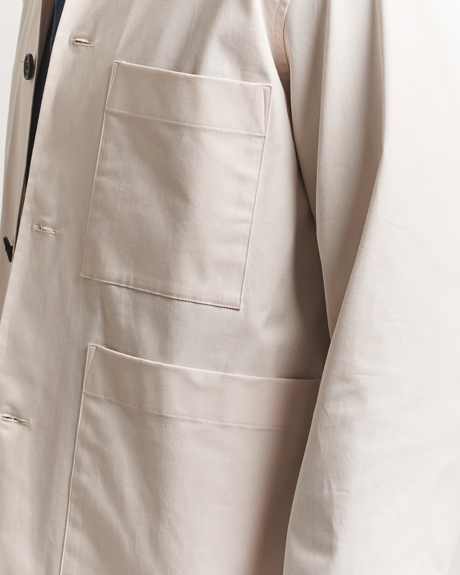 Men | Shirts | J.Lindeberg | Easton Cotton Overshirt Moonbeam