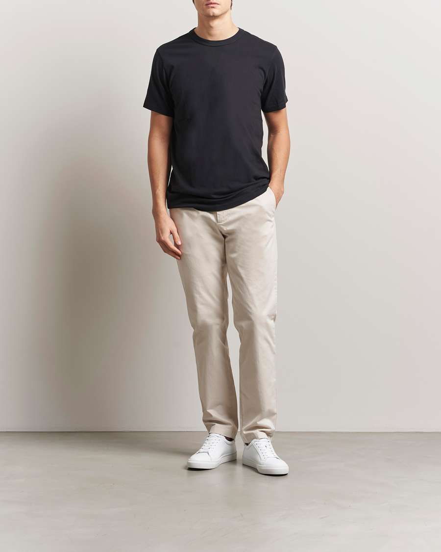 Men | Trousers | J.Lindeberg | Ched Cloud Satin Pants Moonbeam