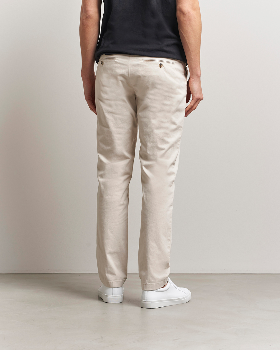 Men | Trousers | J.Lindeberg | Ched Cloud Satin Pants Moonbeam