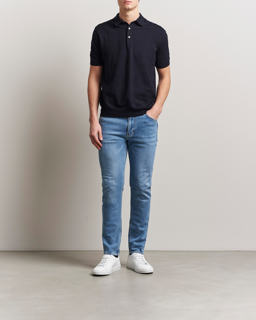 Men | Jeans | J.Lindeberg | Jax Light Wash Slim Jeans Light Blue