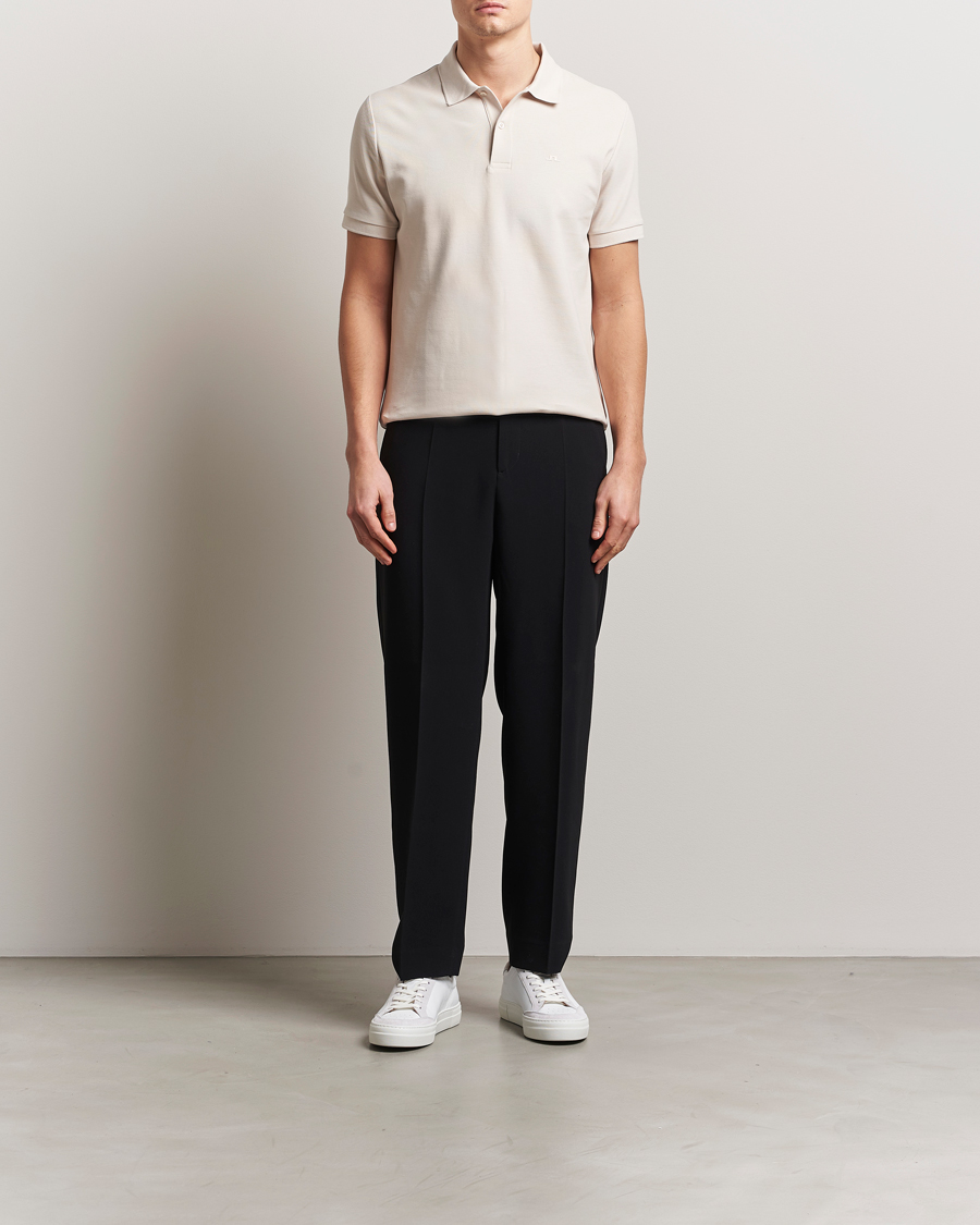 Men | Polo Shirts | J.Lindeberg | Rudy Polo Pique Moonbeam