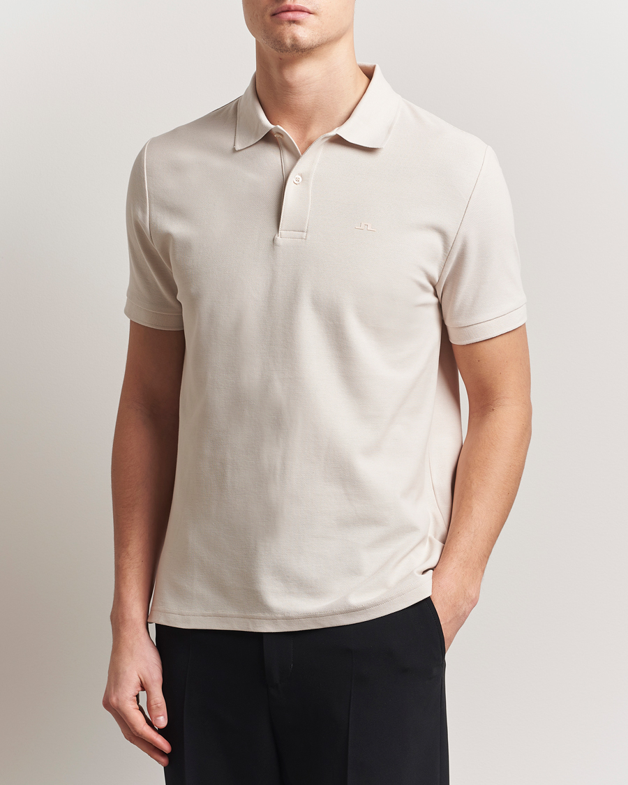 Men | Polo Shirts | J.Lindeberg | Rudy Polo Pique Moonbeam