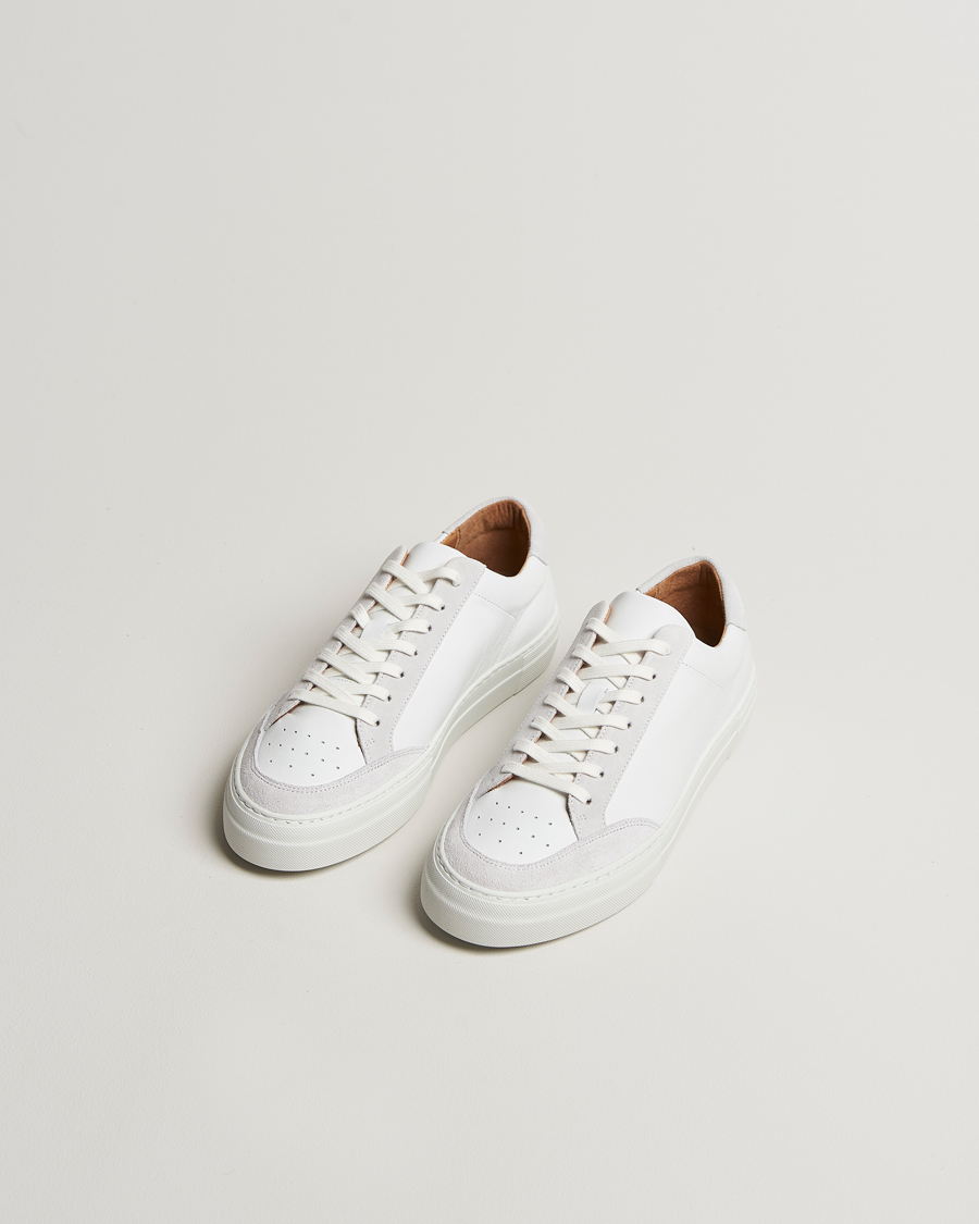 Men | Sneakers | J.Lindeberg | Art Signature Leather Sneaker White