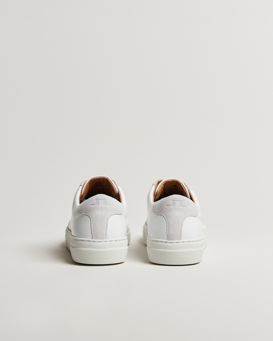 Men | Sneakers | J.Lindeberg | Art Signature Leather Sneaker White