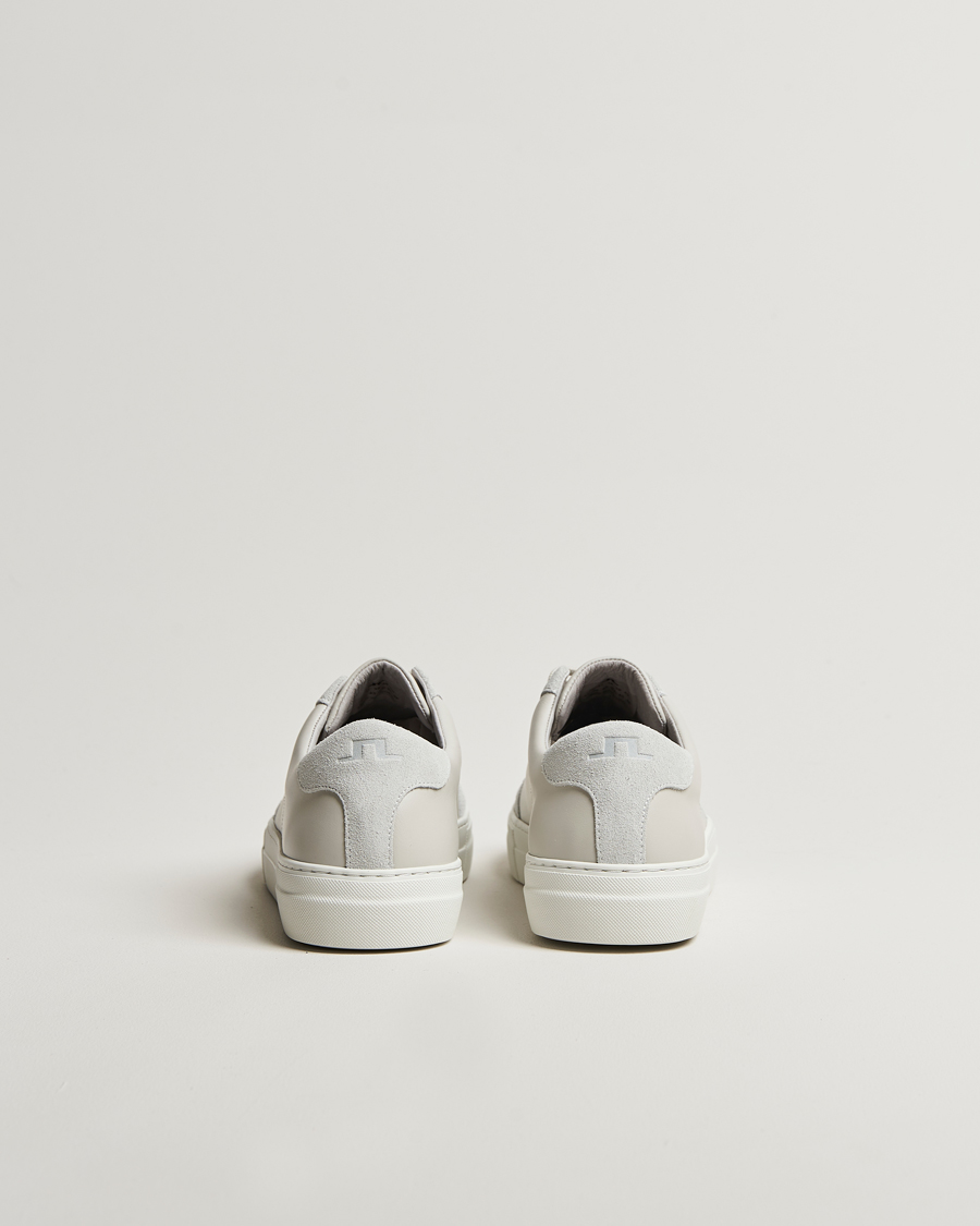 Men | Sneakers | J.Lindeberg | Art Signature Leather Sneaker Light Grey