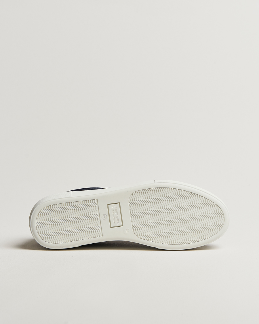 Men | Sneakers | J.Lindeberg | Art Signature Suede Sneaker Navy