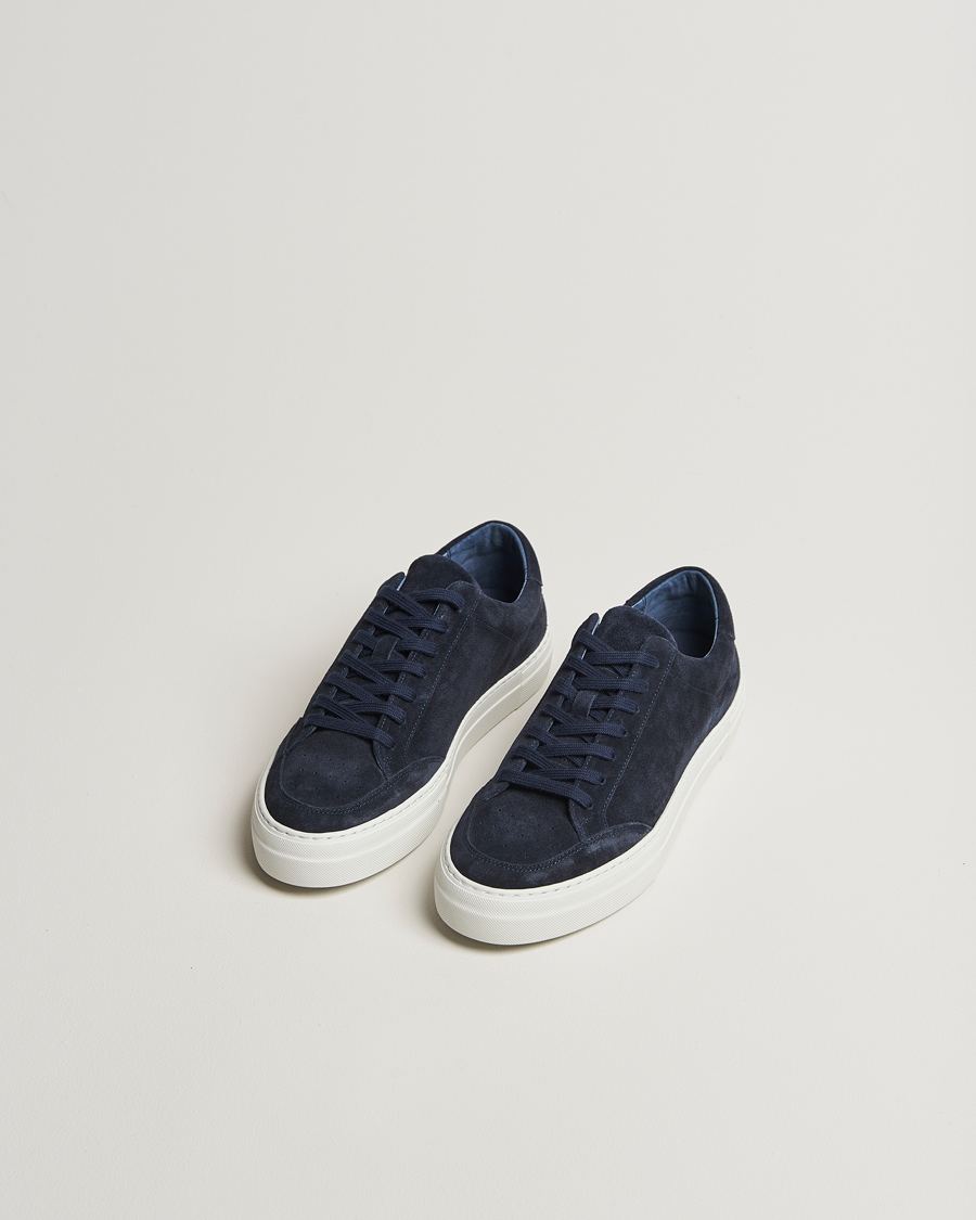 Men | Sneakers | J.Lindeberg | Art Signature Suede Sneaker Navy