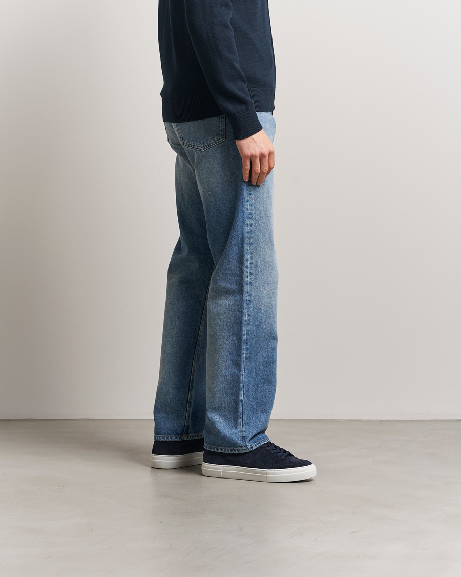 Men | Sneakers | J.Lindeberg | Art Signature Suede Sneaker Navy