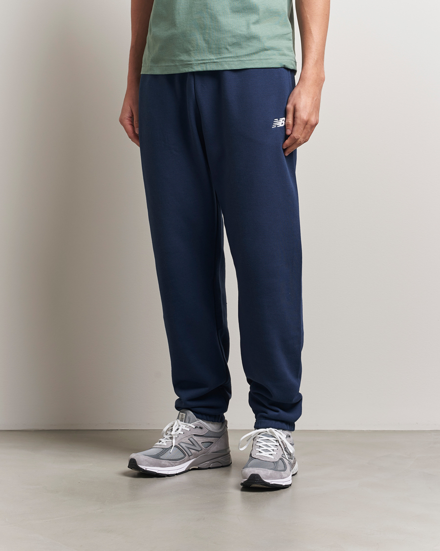 Men | Trousers | New Balance | Essentials French Terry Joggers Navy