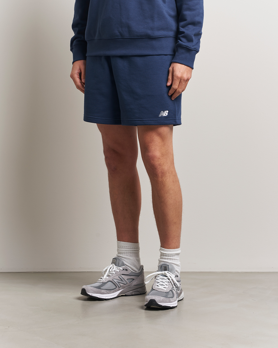 Men | Shorts | New Balance | Essentials French Terry Shorts Navy