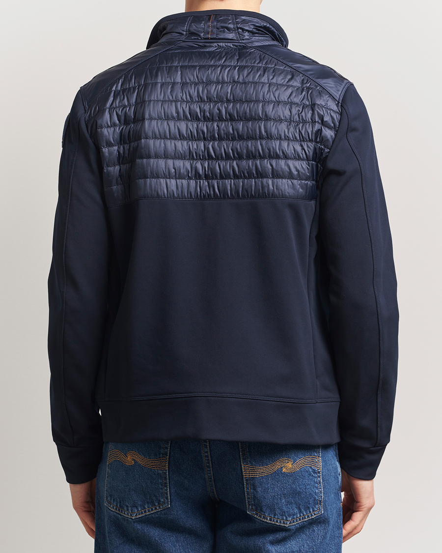 Men | Coats & Jackets | Parajumpers | London Hybrid Fleece Jacket Blue Navy