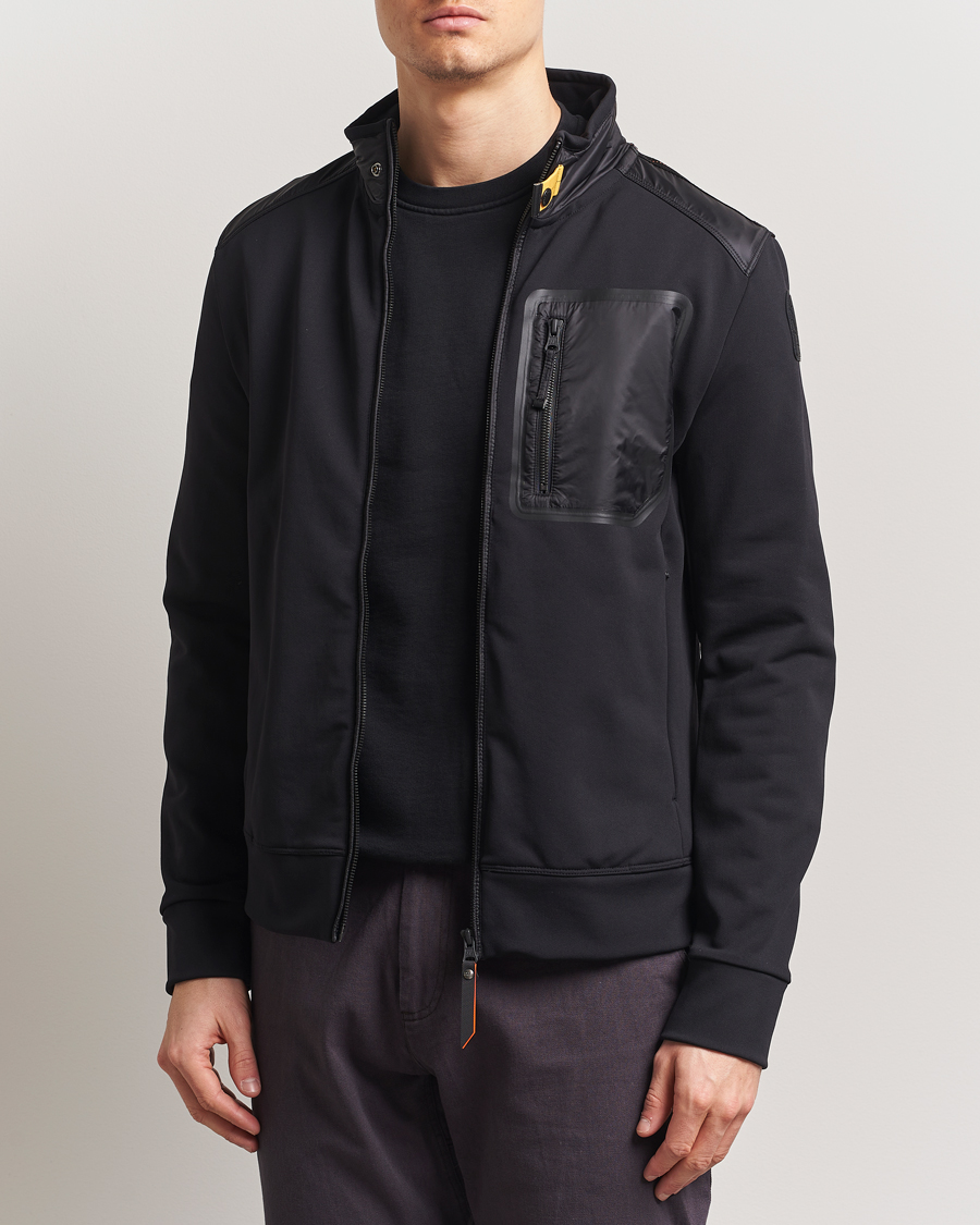 Men | Coats & Jackets | Parajumpers | London Hybrid Fleece Jacket Black