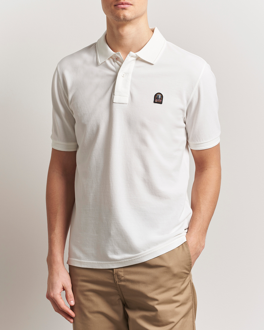Men | Polo Shirts | Parajumpers | Patch Polo White