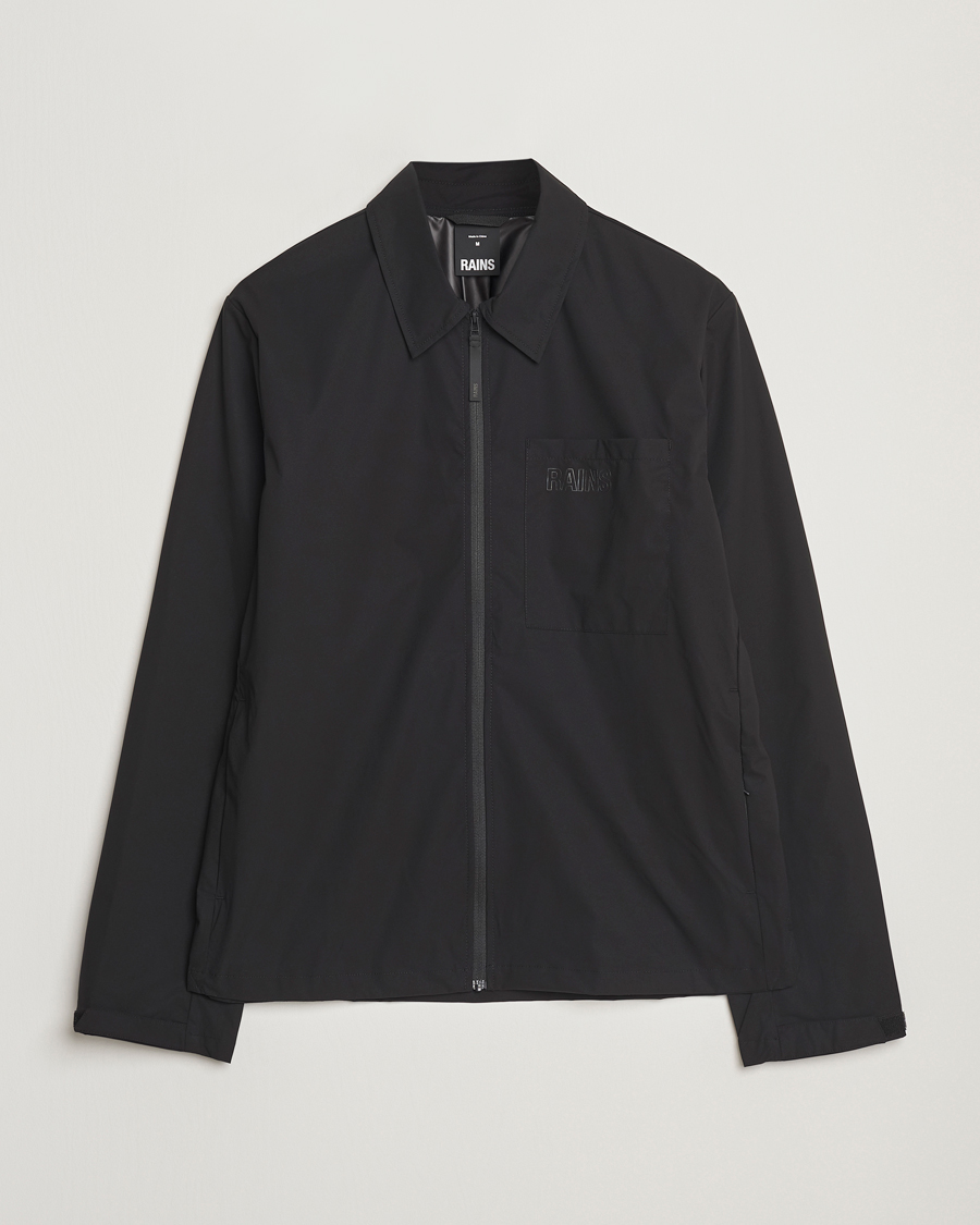 Men | Shirts | RAINS | Mito Lightweight Overshirt Black