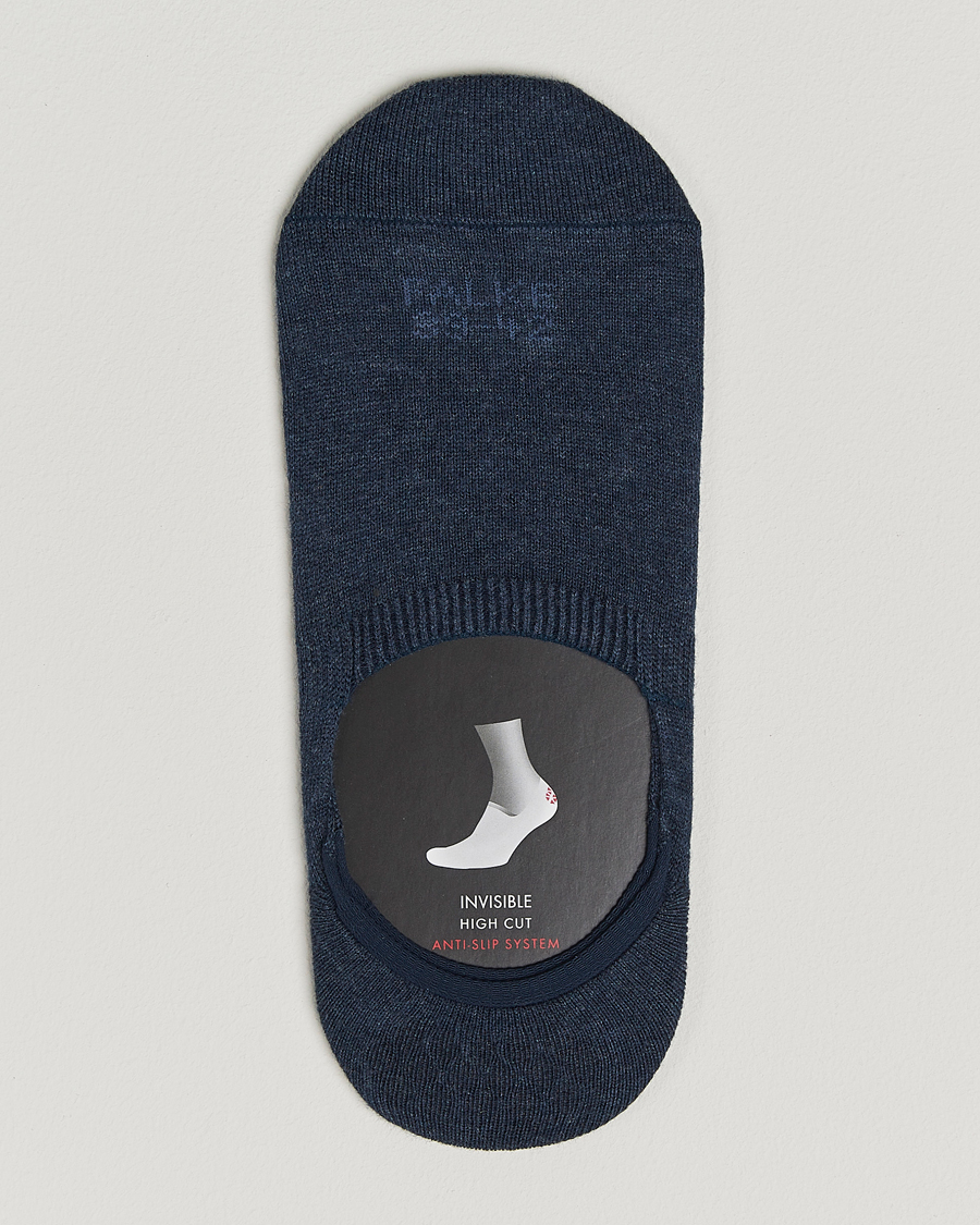 Men | Underwear & Socks | Falke | Casual High Cut Sneaker Socks Navy Melange