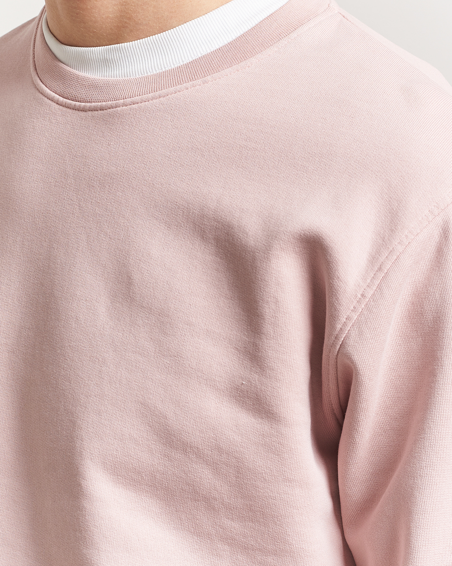 Men | Sweaters & Knitwear | Colorful Standard | Classic Organic Crew Neck Sweat Faded Pink