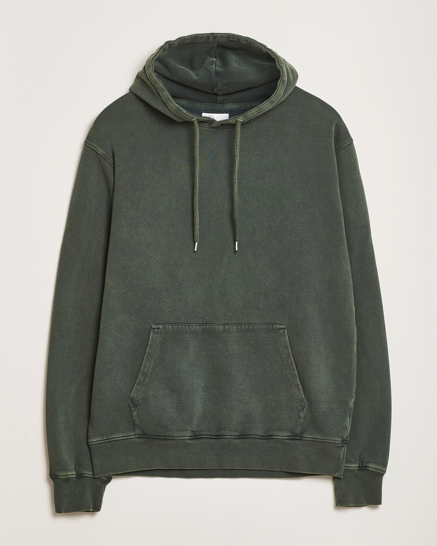 Men | Sweaters & Knitwear | Colorful Standard | Classic Organic Hood Midnight Forest