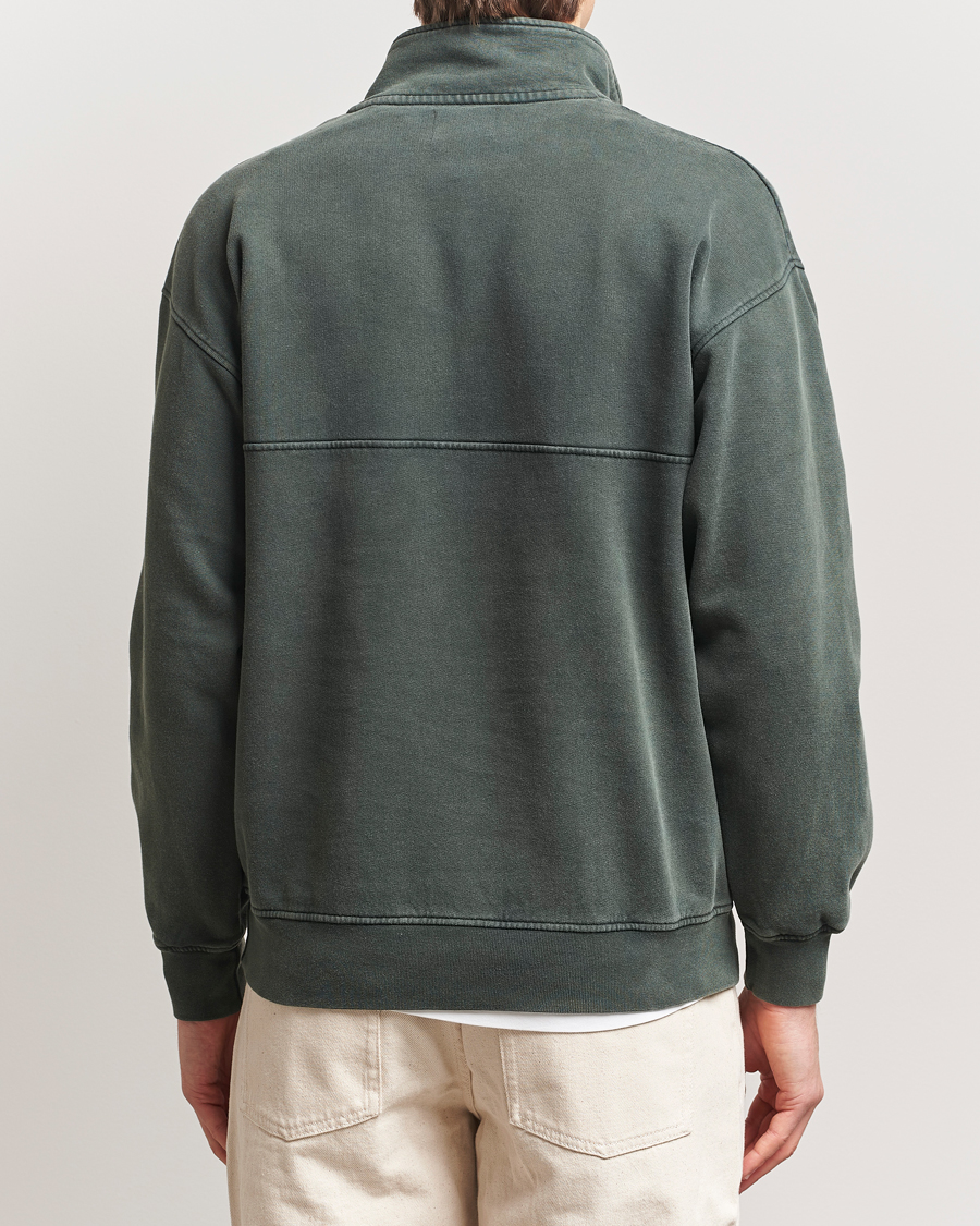 Men | Sweaters & Knitwear | Colorful Standard | Classic Organic Half-Zip Midnight Forest