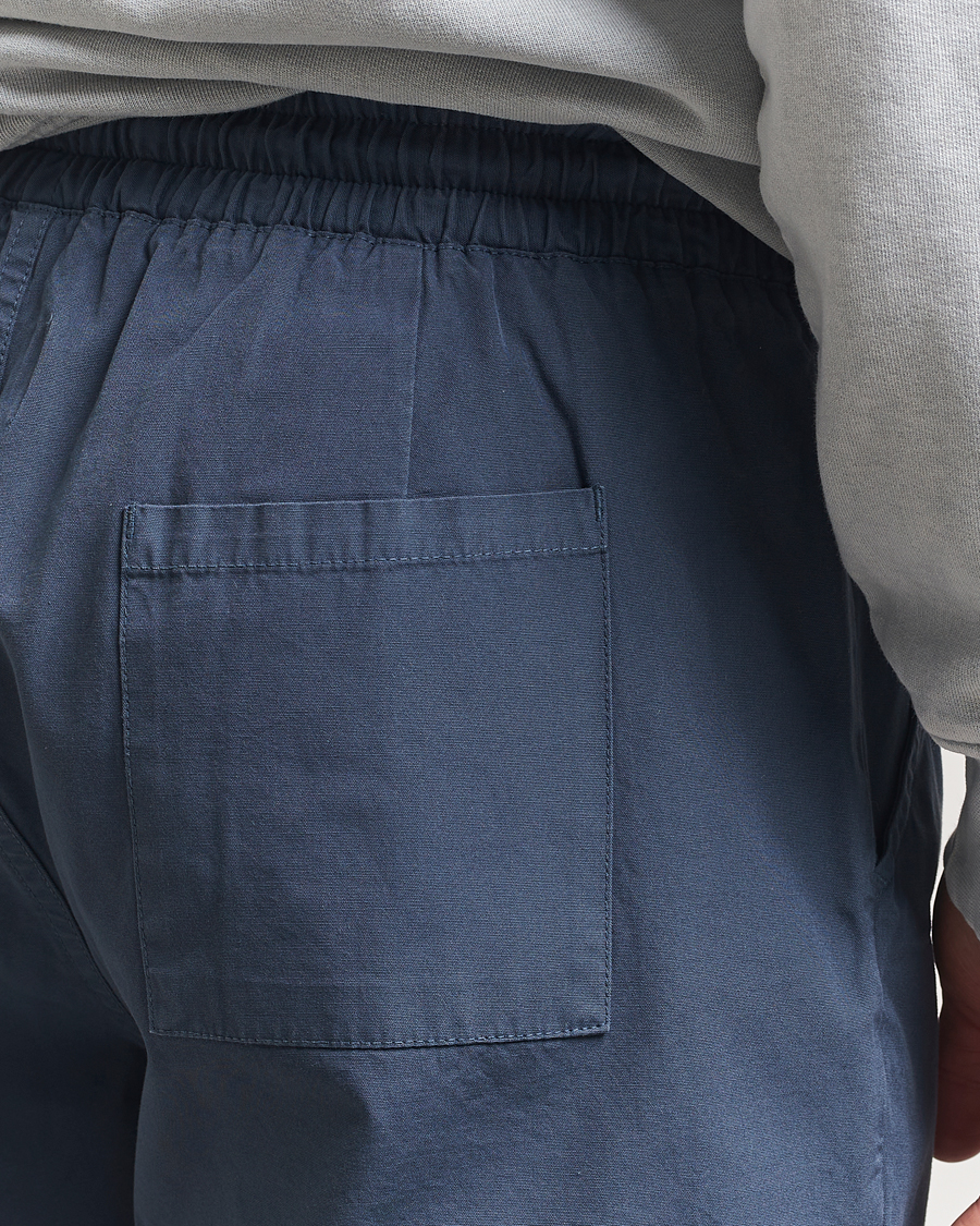 Men | Shorts | Colorful Standard | Classic Organic Twill Drawstring Shorts Petrol Blue