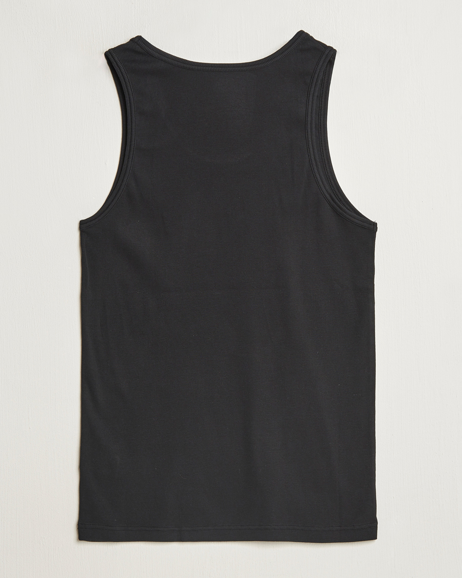 Men | T-Shirts | Colorful Standard | Organic Rib Tank Top Deep Black