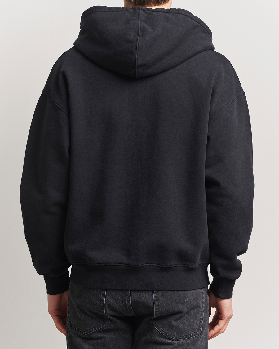 Men | Sweaters & Knitwear | Colorful Standard | Organic Full Zip Hoodie Deep Black