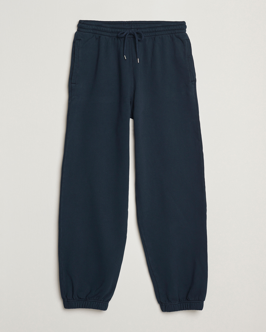 Men | Trousers | Colorful Standard | Classic Organic Sweatpants Navy Blue