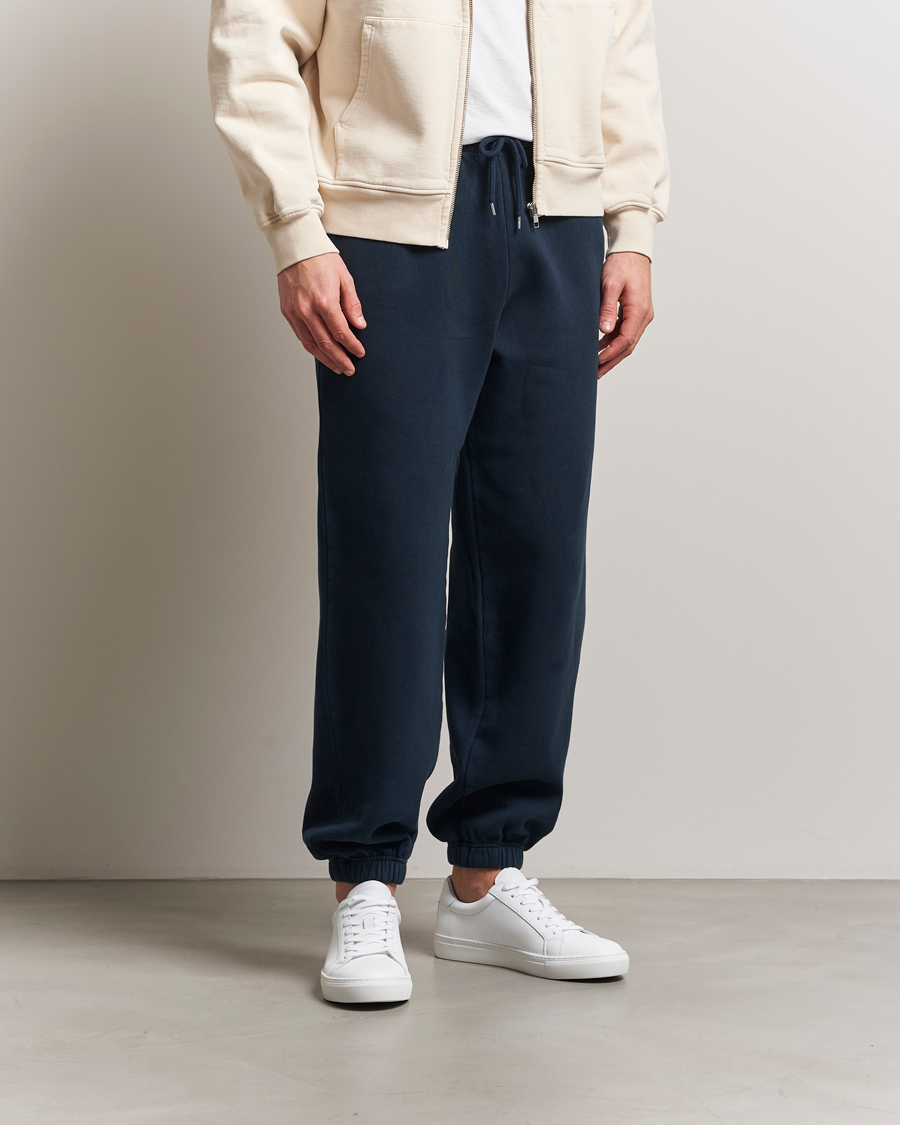 Men | Trousers | Colorful Standard | Classic Organic Sweatpants Navy Blue
