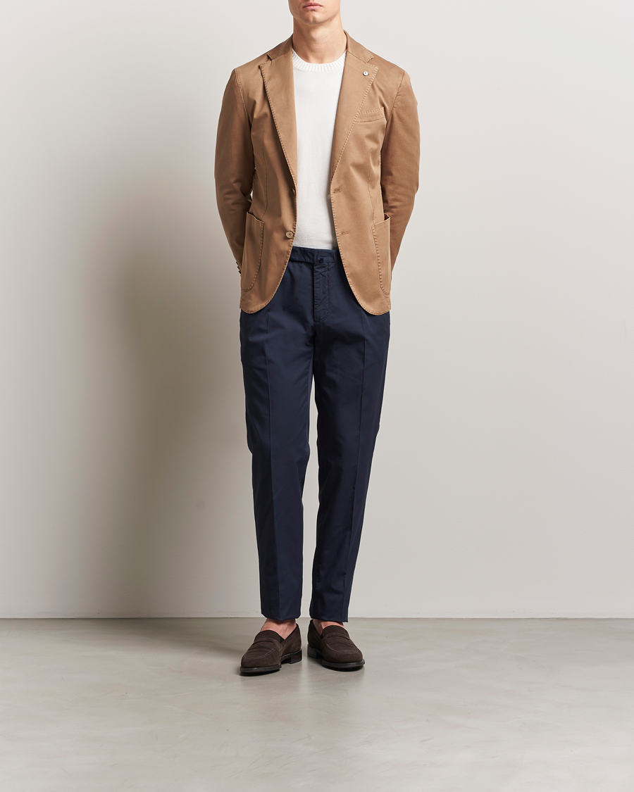 Men | Blazers | L.B.M. 1911 | Jack Regular Fit Cotton Stretch Blazer Taupe