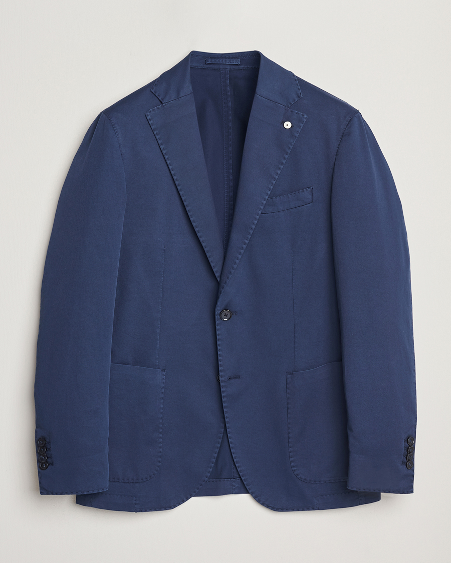Men | Blazers | L.B.M. 1911 | Jack Regular Fit Cotton Stretch Blazer Navy