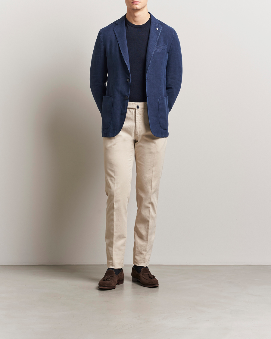 Men | Blazers | L.B.M. 1911 | Jack Regular Fit Linen Blazer Navy