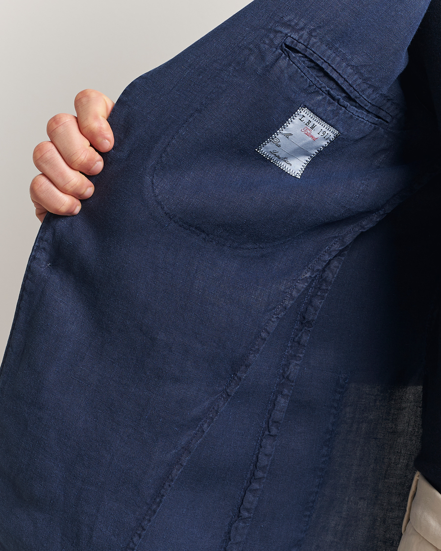 Men | Blazers | L.B.M. 1911 | Jack Regular Fit Linen Blazer Navy