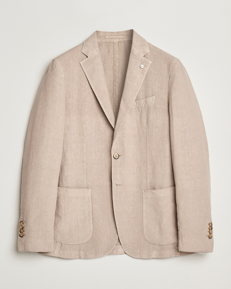 Men | Blazers | L.B.M. 1911 | Jack Regular Fit Linen Blazer Beige