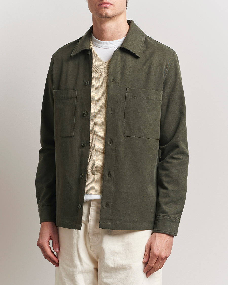 Men | Shirts | Samsøe Samsøe | Sataka Overshirt Forest Night