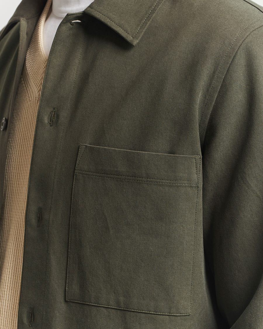 Men | Shirts | Samsøe Samsøe | Sataka Overshirt Forest Night