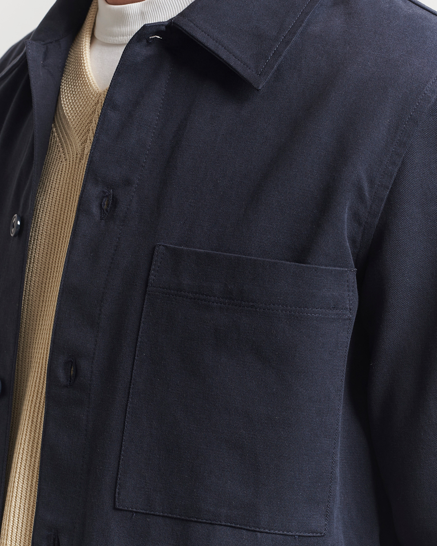 Men | Shirts | Samsøe Samsøe | Sataka Overshirt Salute Blue