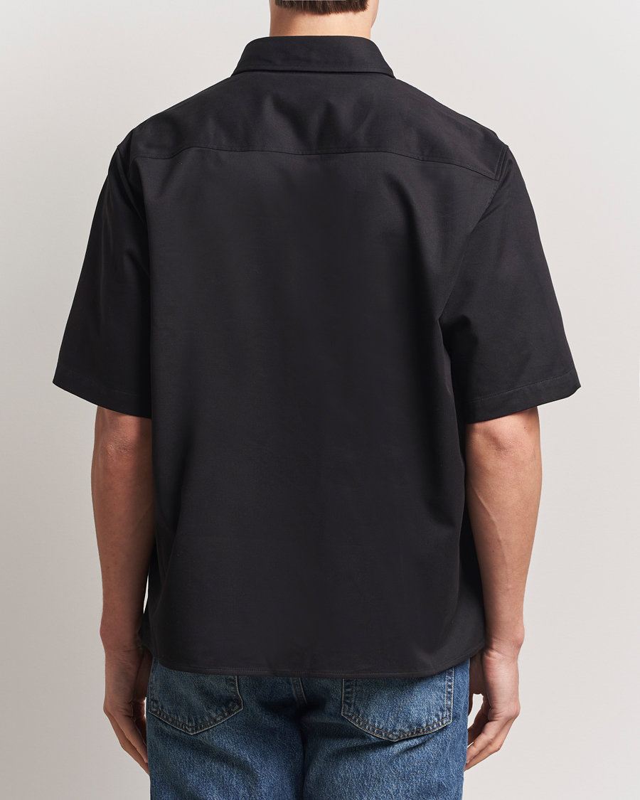 Men | Shirts | HUGO | Ekyno Short Sleeve Shirt Black