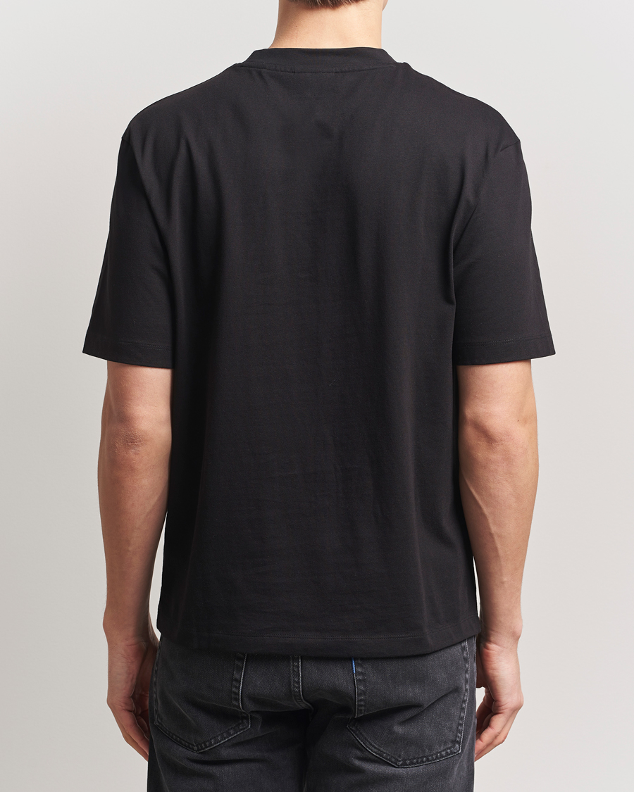 Men | T-Shirts | HUGO | Niley Smiley Logo T-Shirt Black