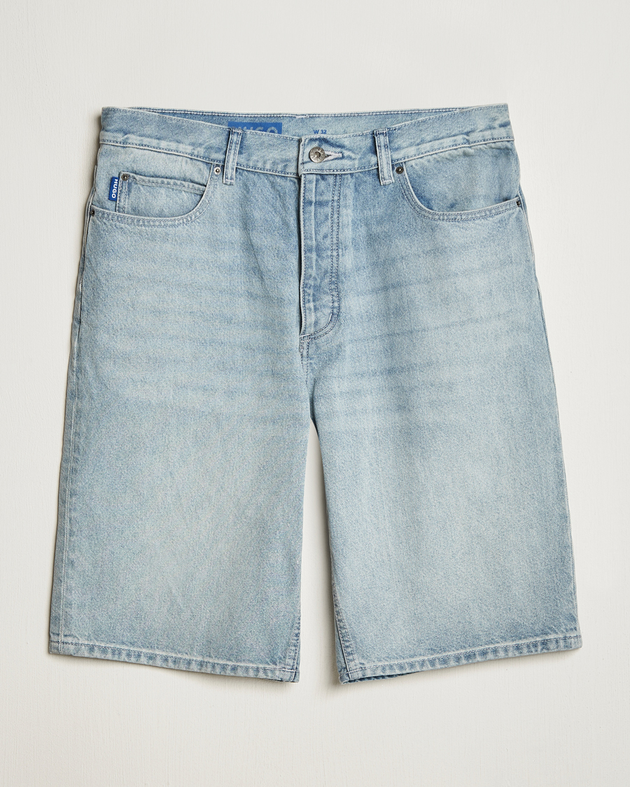 Men | Shorts | HUGO | Skate Denim Shorts Light Blue