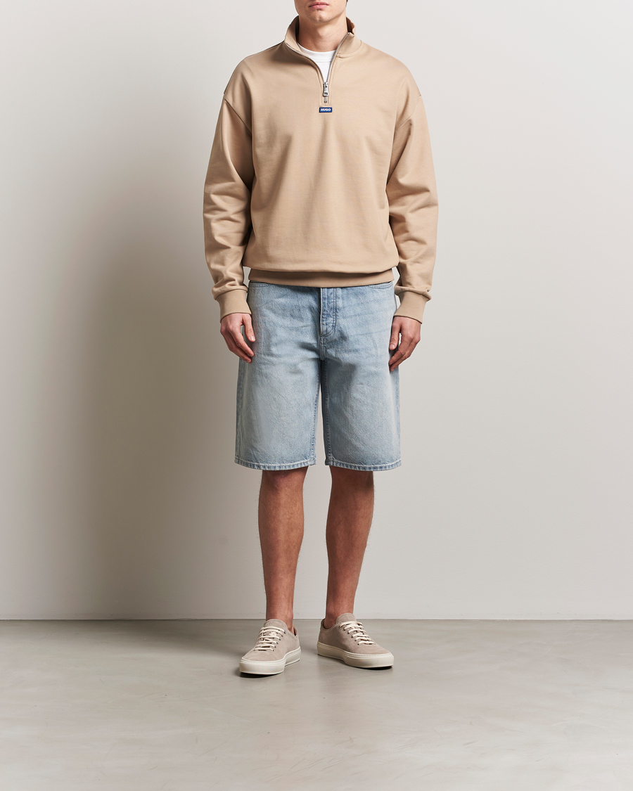 Men | Shorts | HUGO | Skate Denim Shorts Light Blue