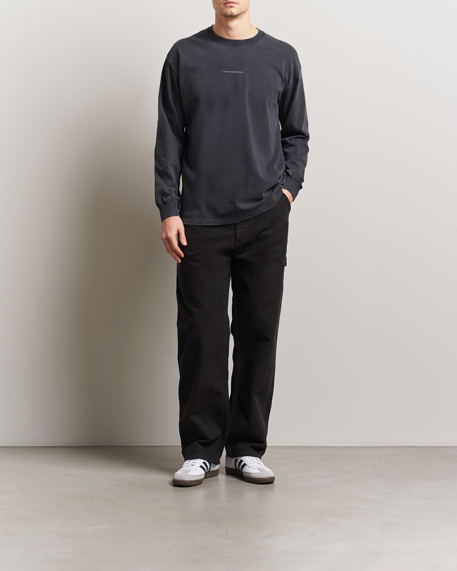 Men | Trousers | HUGO | Getro Carpenter Pants Black