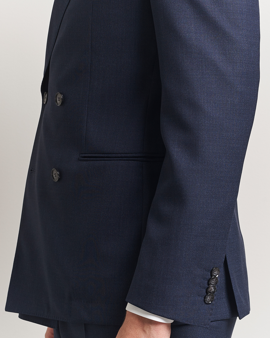 Men | Suits | BOSS BLACK | Huge Wool Double Breasted Suit Navy