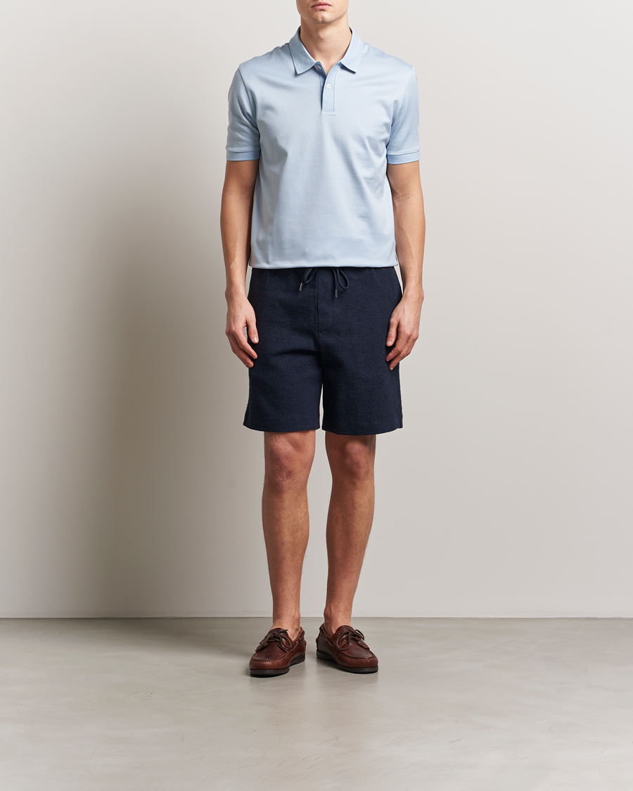 Men | Shorts | BOSS BLACK | Leoni Terry Sweatshorts Dark Blue