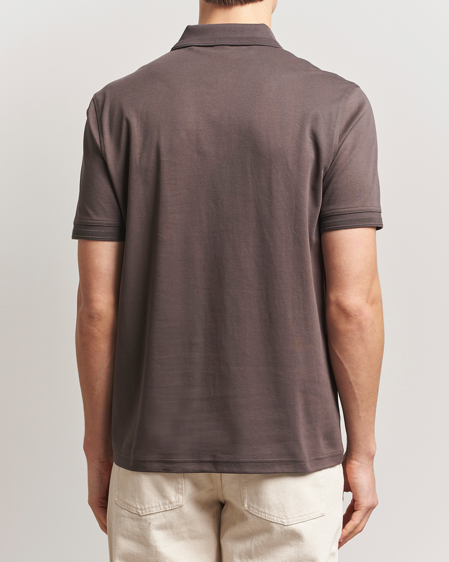 Men | Polo Shirts | BOSS ORANGE | Interlock Polo Open Brown