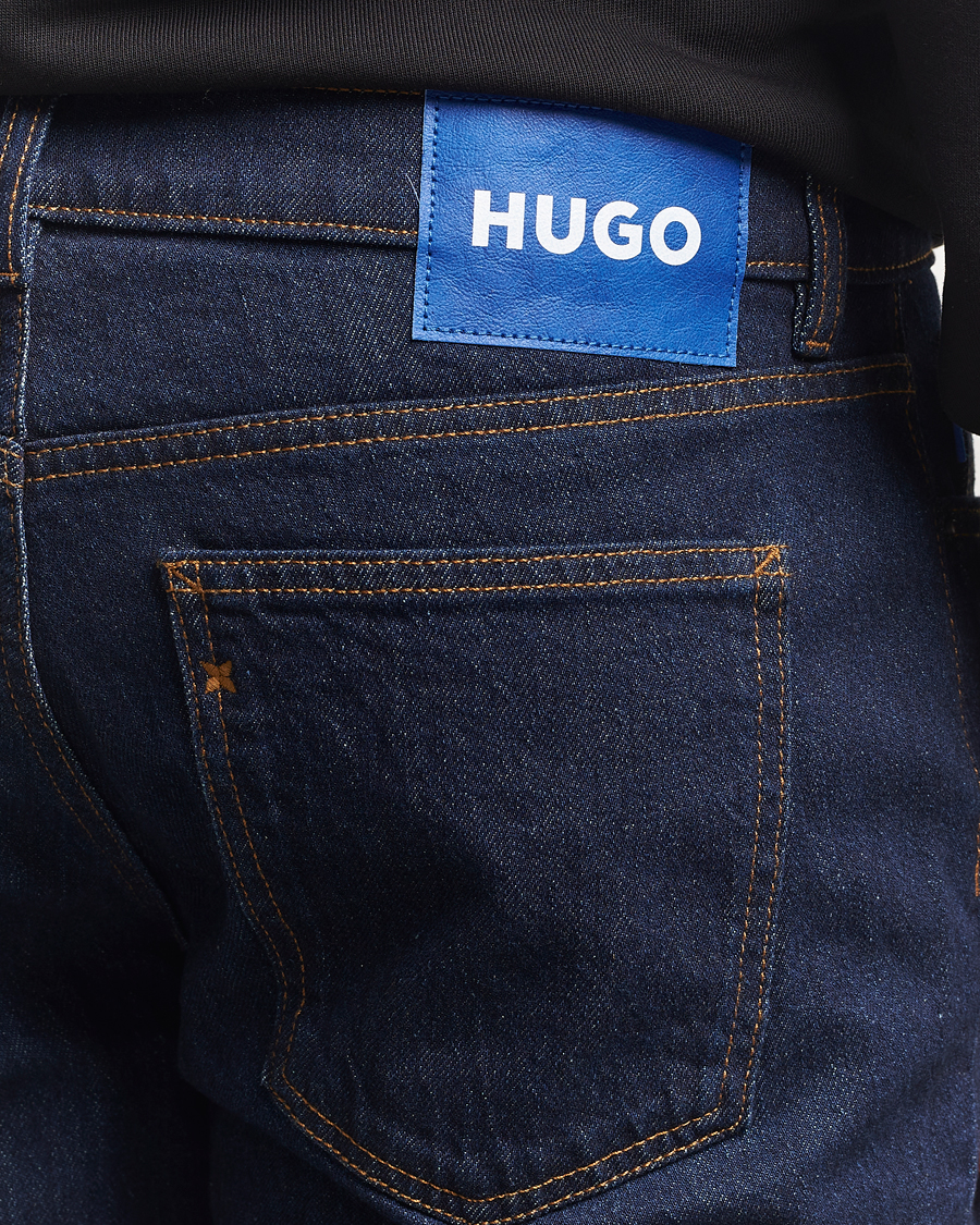 Men | Jeans | HUGO | Brody Tapered Fit Jeans Dark Blue