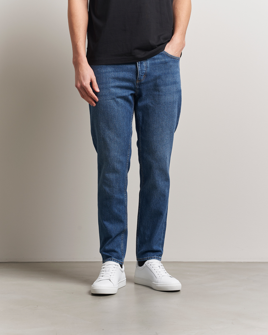 Men | Jeans | HUGO | Brody Tapered Fit Jeans Medium Blue