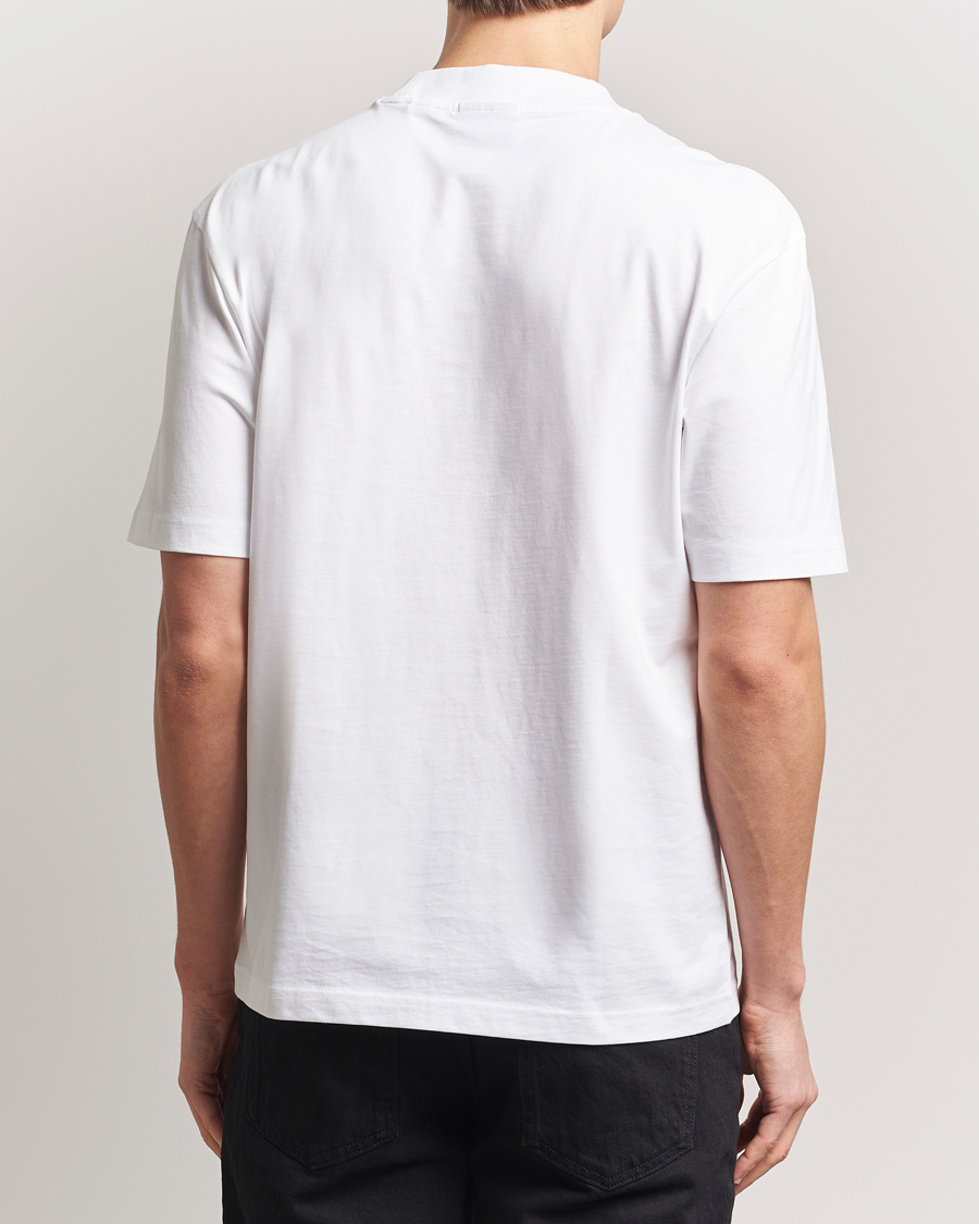 Men | T-Shirts | HUGO | Nieros Crew Neck T-Shirt White
