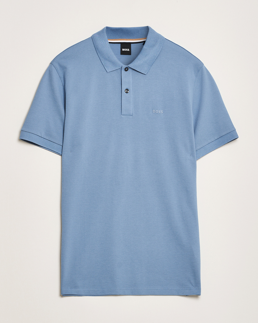 Men | Polo Shirts | BOSS BLACK | Pallas Polo Light Blue